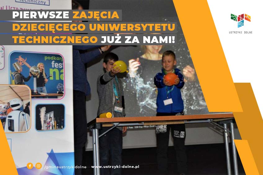 Pierwsze zajęcia Dziecięcego Uniwersytetu Technicznego już za nami!